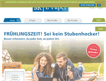 Tablet Screenshot of epaper.kreiszeitung.de