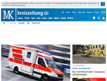 Tablet Screenshot of kreiszeitung.de